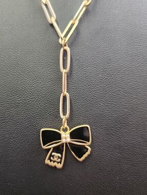 Lets Put Some Bow In Your Life With Gold-filled Necklace